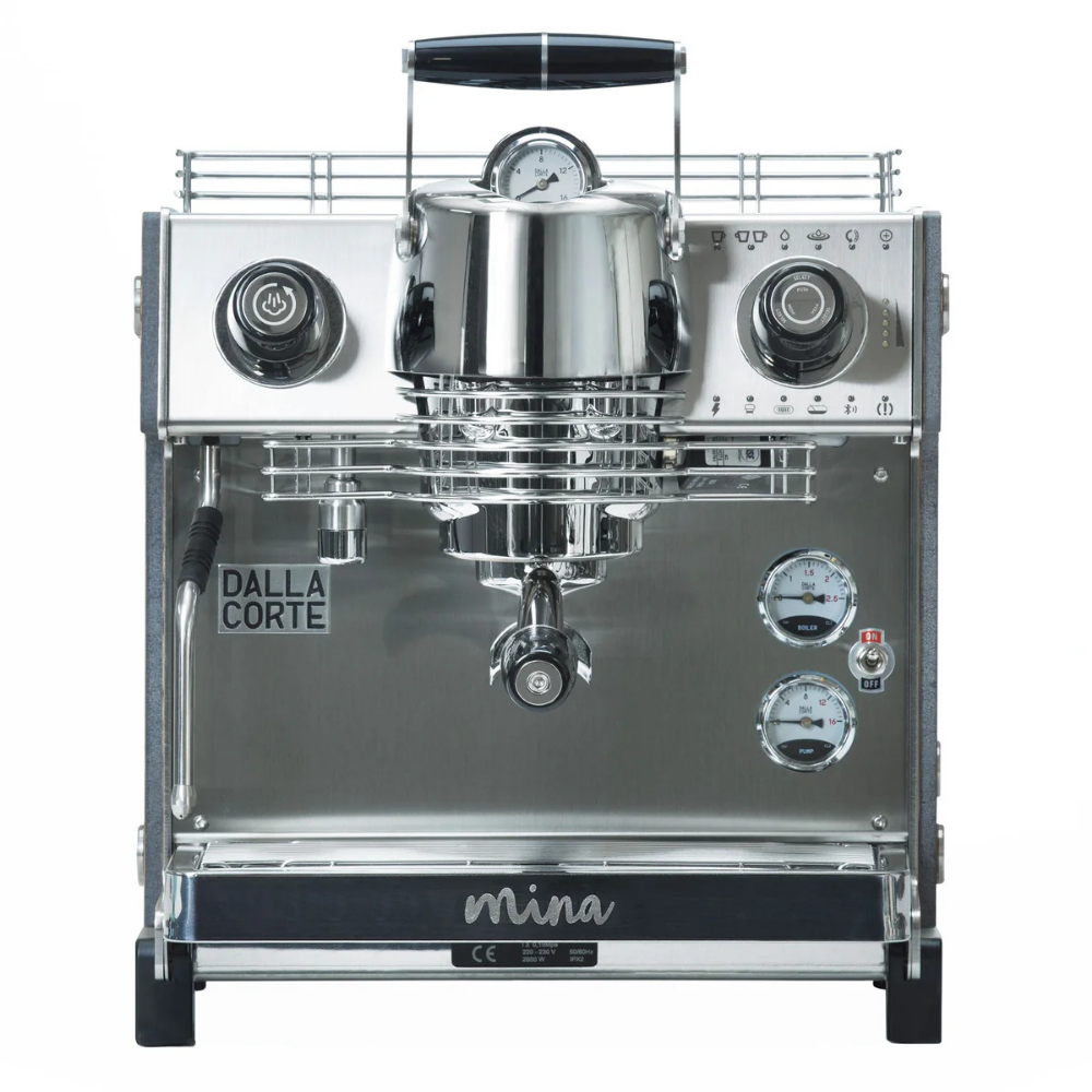 Dalla Corte Mina Tek Gruplu Flow‑Profiling Espresso Makinesi – PID, Multi‑Boiler, Akış Kontrolü