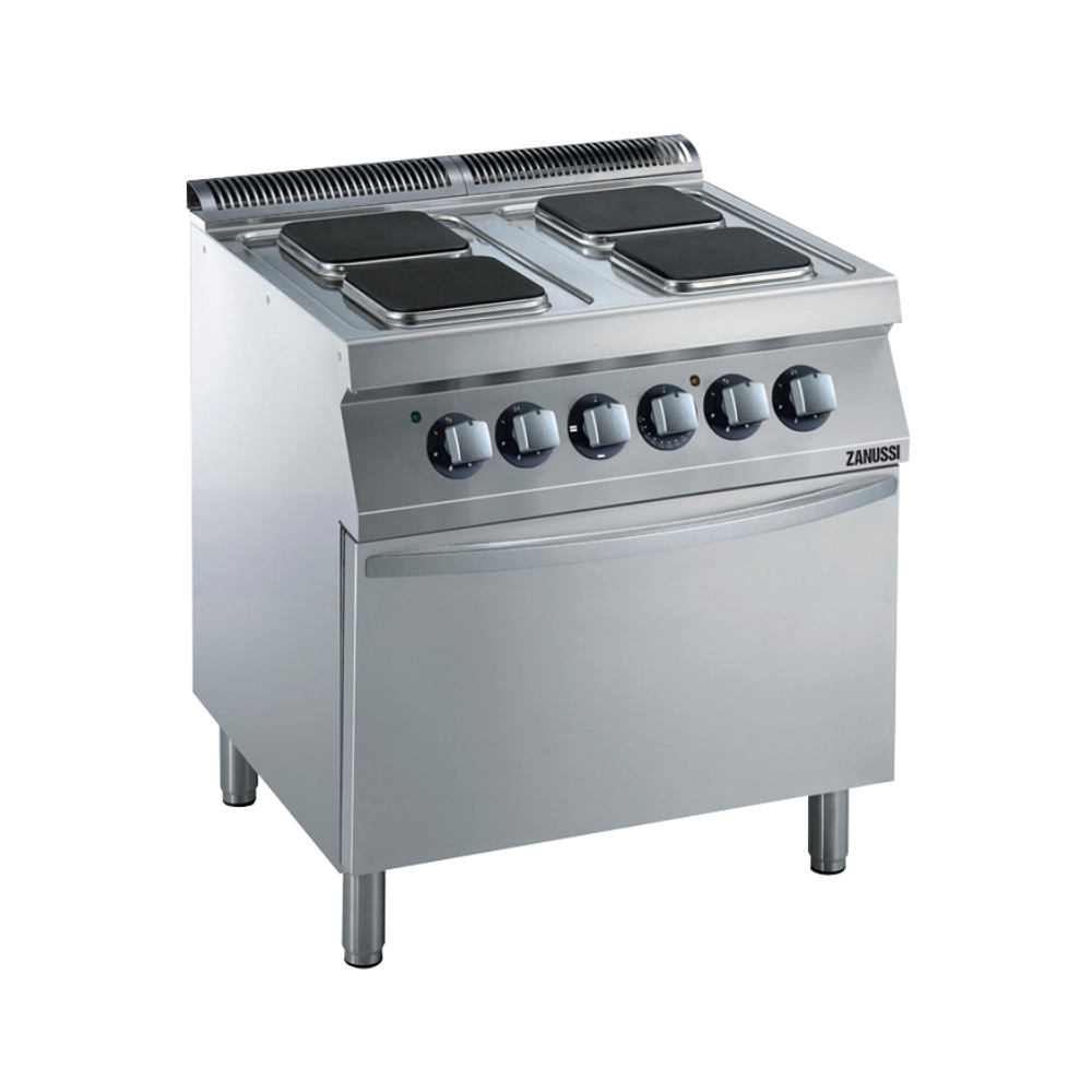 Zanussi EVO 700 – 4 Kare Pleytli Elektrikli Kuzine, Elektrikli Fırınlı (372018)