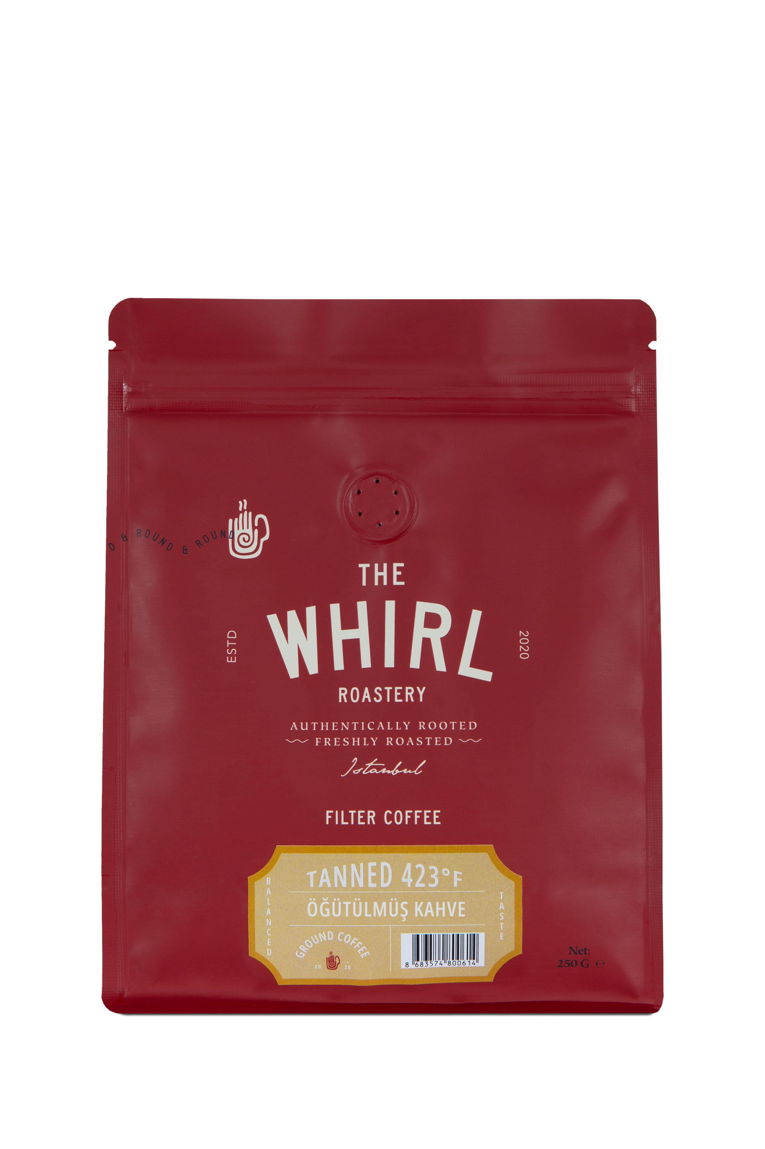 THE WHIRL Filtre Tanned 423°F 250 G Çekilmiş 