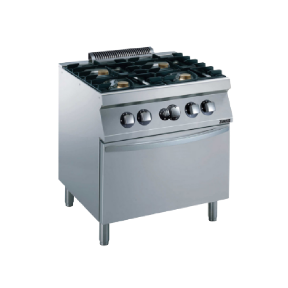 Zanussi EVO 700 – 4 Açık Ateşli Gazlı Kuzine, Elektrikli Fırınlı (372003)