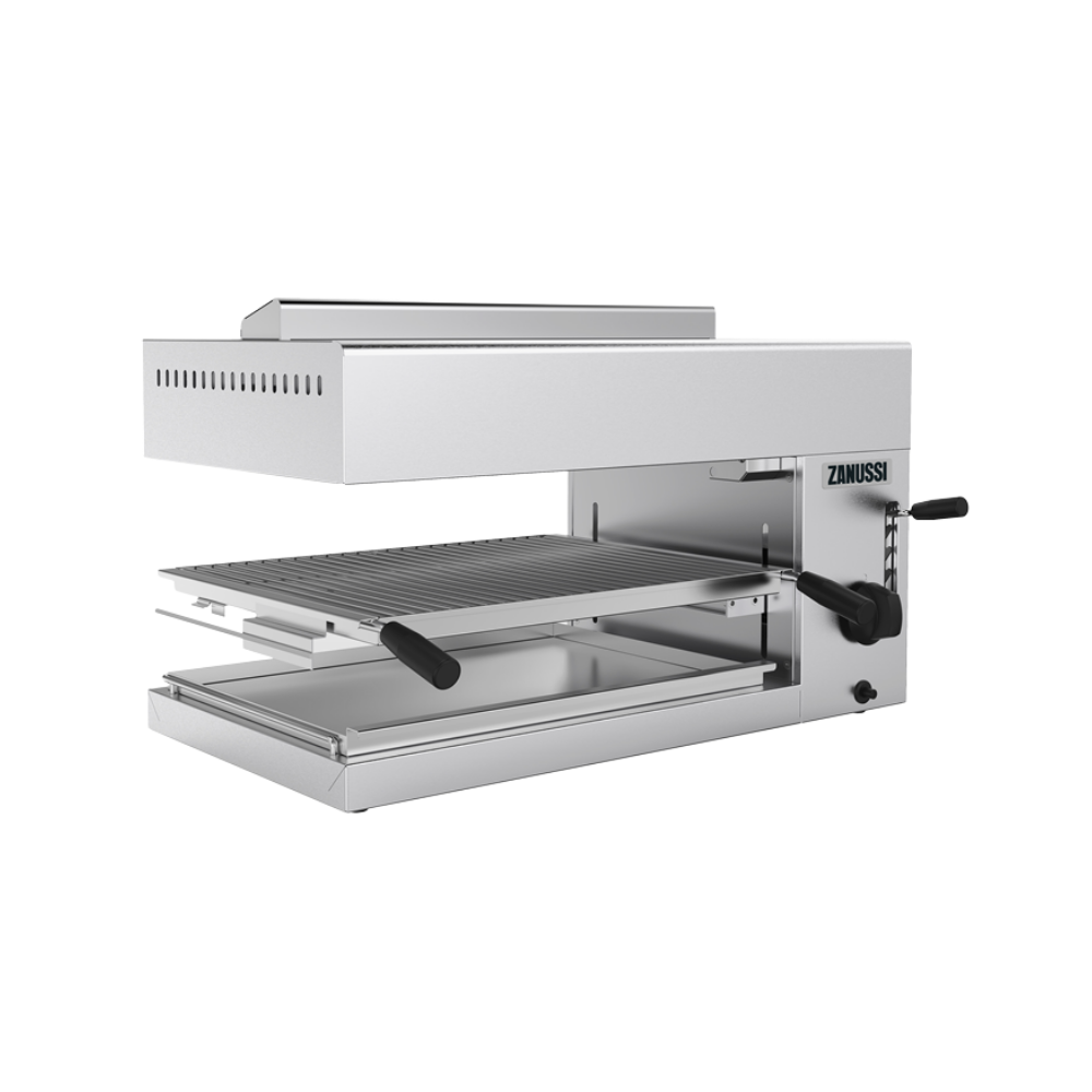Zanussi Gazlı Salamander, Manuel Kontrol, 3 Tarafı Açık, Ayarlanabilir Raf, 750 mm (Model 283033)