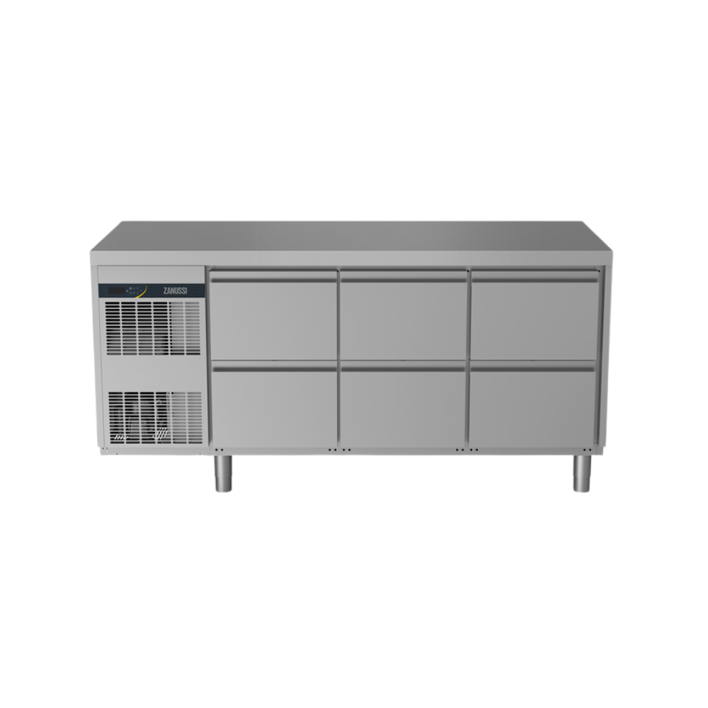 Zanussi NPT Active HP 6x1/2 Çekmeceli Tezgah Tip Buzdolabı (Model 111047)