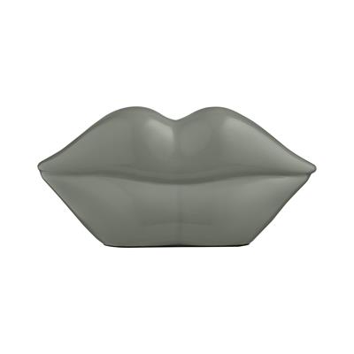 Big Kiss - Dudak Şeklinde Dekor / Gri