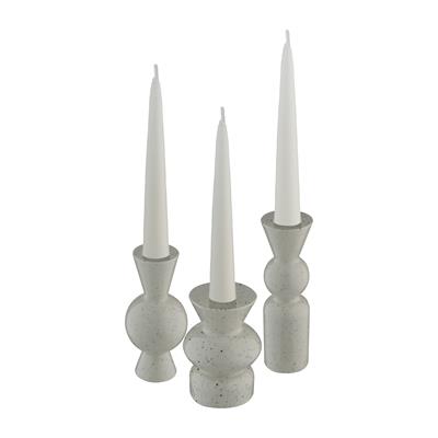 Goody El Yapımı Porselen Şamdan Seti / Granül