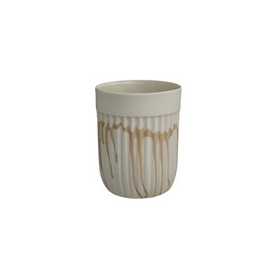Love Edward Double Espresso Cup / White - Cream