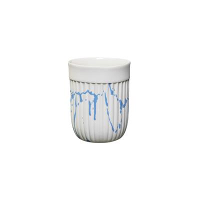 Love Edward Double Espresso Bardağı / Beyaz - Mavi