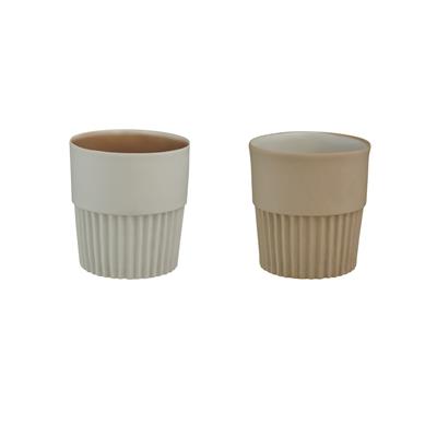Love Edward Espresso Cup - 2 Pieces / Cream - White