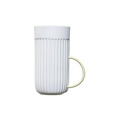 Love Edward Lungo Coffee Cup / White - Yellow