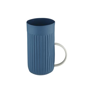 Love Edward Lungo Coffee Cup / Aegean Blue - White