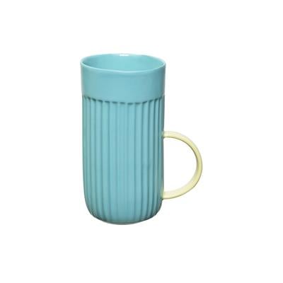 Love Edward Lungo Coffee Cup / Mint Green - Yellow