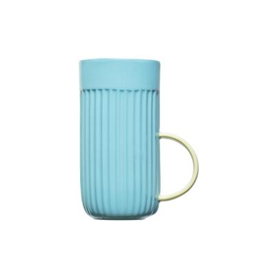 Love Edward Lungo Coffee Cup / Mint Green - Yellow