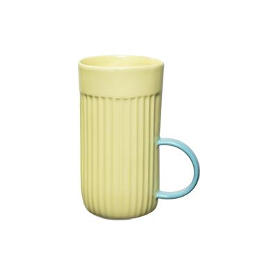 Love Edward Lungo Coffee Cup / Yellow - Mint Green