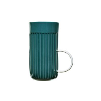 Love Edward Lungo Kahve Bardağı / Yeşil - Beyaz