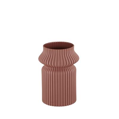 Love Edward Vase Handmade Porcelain Vase / Brick Red