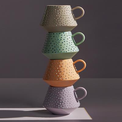 Puffer Mug Filter Coffee Cups / Pistachio Green