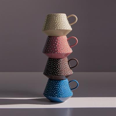 Puffer Mug Filter Coffee Cups / Brown