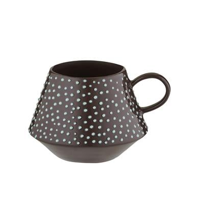 Puffer Mug Filtre Kahve Bardağı / Kahverengi