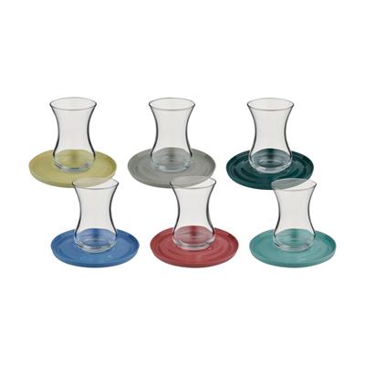 Pure Color - 6lı Çay Tabağı Seti