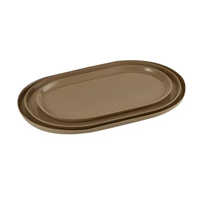 Pure Color - Oval Tepsi Küçük / Krem