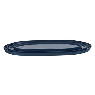 Pure Color - Oval Tray Medium / Aegean Blue