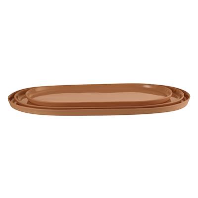 Pure Color - Oval Tray Medium / Salmon