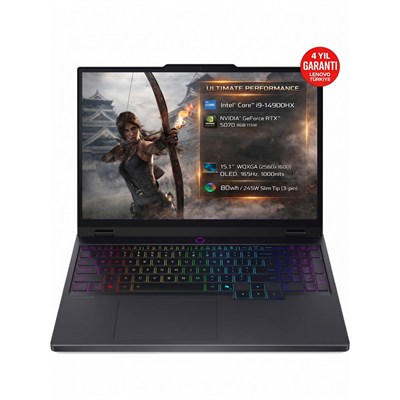 Lenovo Legion 5 15IRX10A34 İntel Core İ9 14900HX 16GB 2TB SSD RTX5070 Windows 11 Home 15.1
