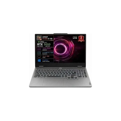 Lenovo LoqE 15ARP10EA46 Amd Ryzen 5 150 16GB 4TB SSD RTX3050 Freedos 15.6