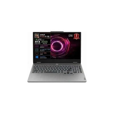 Lenovo LoqE 15ARP10EA6 Amd Ryzen 5 150 64GB 512GB SSD RTX3050 Windows 11 Home 15.6