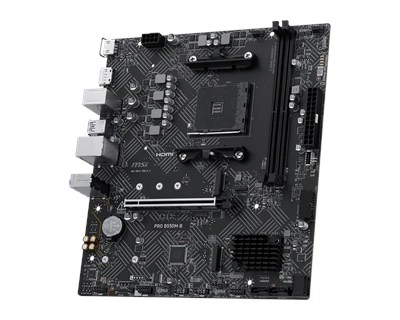 MSI PRO B550M-B AM4 DDR4 4600(OC) HDMI DP 2x M.2 USB 5Gbps mATX