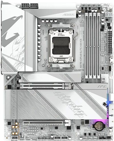 GIGABYTE X870 A ELITE X ICE AMD ANAKART
