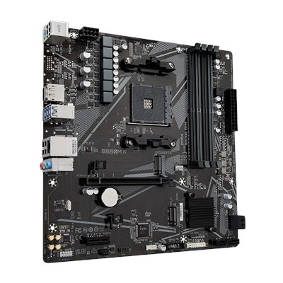 GIGABYTE B550M K DDR4 4733MHz(OC) HDMI M.2 DP mATX