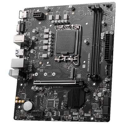 MSI PRO H610M-E DDR4 3200MHZ mATX 1700p