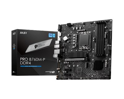 MSI PRO B760M-P DDR4 4800(OC) DDR4 HDMI DP M.2 ATX 1700p 