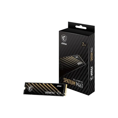MSI SPATIUM M461 2TB PCIE 4.0 NVME M.2 SSD