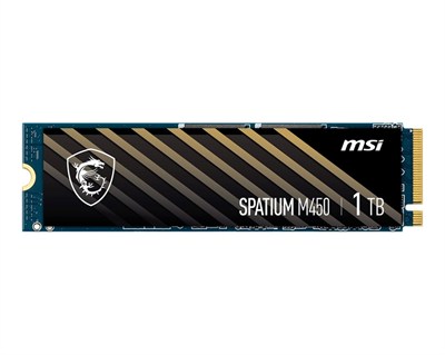 1TB MSI SPATIUM M450 PCIE 4.0 NVME M.2 V1 3400/2400MB/s