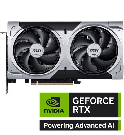 MSI GEFORCE RTX 5060 TI 8G VENTUS 2X OC PLUS 8GB GDDR7 128B DX12 PCIE 5.0 X16 (3XDP 1XHDMI)