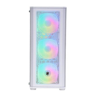 FRISBY CM-106 650W 80+ ARGB FAN MESH BEYAZ KASA