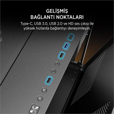 JAMES DONKEY STARK S800 4X ARGB 750W BLACK KASA