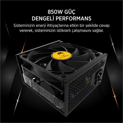 JAMES DONKEY JDP850 APFC 12CM 80+ BRONZE 850W PSU