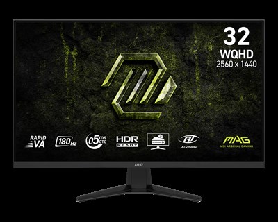 31.5 MSI MAG 325QF E18V 2560X1440 GAMING MONITOR