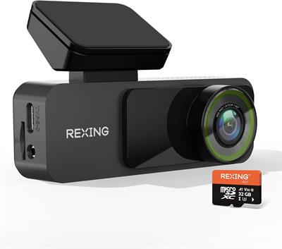 REXING V1 LITE 2K WIFI ARAC KAMERASI + 32GB SD KAR