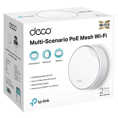 TP-LINK DECO X50-POE 2li AX3000 EV Wi-Fi 6 SISTEM