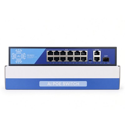 EZCOOL EZ-08PSF-SFP 8 PORT 8FE+2GE+1SFP 120W GİGABİT POE SWİTCH 