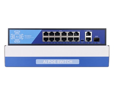 EZCOOL EZ-08PSF-SFP 8 PORT 8FE+2GE+1SFP 120W GİGABİT POE SWİTCH 