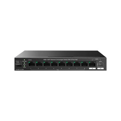 TENDA TEG1110PF-8-120W 10PORT 10/100/1000 SWITCH
