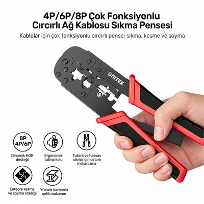 UNITEK 4P/6P/8P CIRCIRLI SIKMA ALETİ (OT136ARD01)