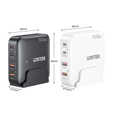 Unitek 100W Masaüstü GAN Şarj İstasyonu Beyaz (P1229AWH)