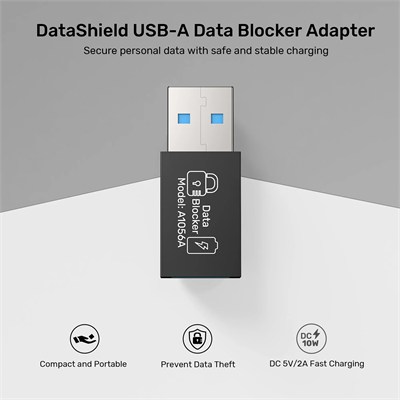 UNITEK DATASHIELD USB-A VERI ENGELLEYICI ADAPTOR (A1056ABK01)