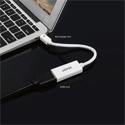 UNITEK MINIDISPLAY PORT TO HDMI 4K ADAPTÖR(Y-6331)
