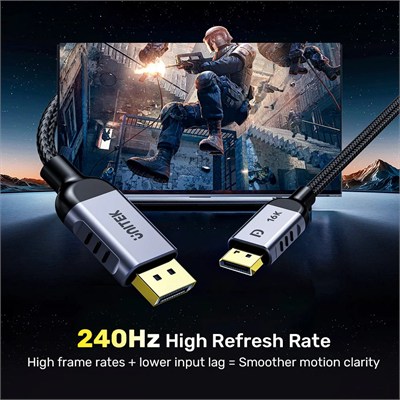 UNITEK DISPLAY PORT 2.1 KABLO 1MT 16K C1626GY01-1M)